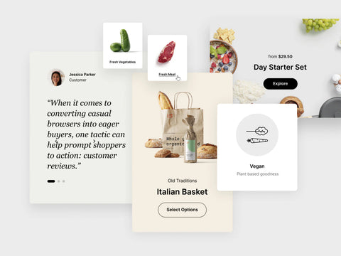 Shopify theme tailored for the food industry