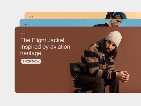 Premium Parallax Slider in Borders Shopify Theme