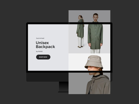 Shopify Theme Unique Split Screen layout