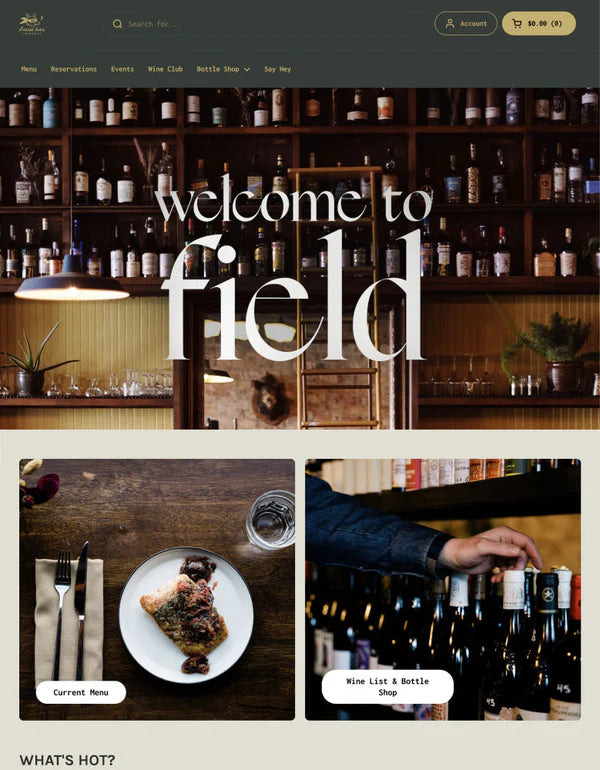Field Bar + Bottle