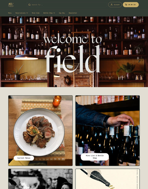 Field Bar + Bottle
